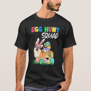 T-shirt Équipe de chasse aux œufs Œufs de Pâques Lapin Cav
