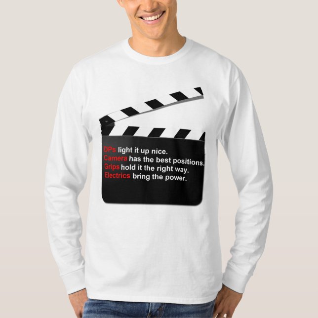 T-shirt Équipe de cinéma directement au lot (Devant)