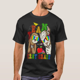T-shirt Équipe de cinquième année 5e année Paresseux & Lam