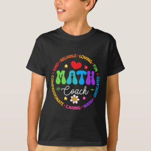 T-shirt Équipe de coachs en mathématiques pédagogiques : r
