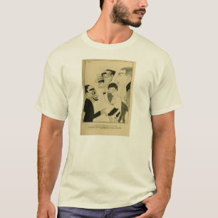 T-shirt Équipe de comédie de caricature des frères 1924