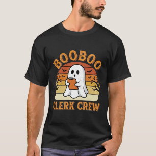 T-shirt Équipe de commis Booboo Création de fantôme Hallow