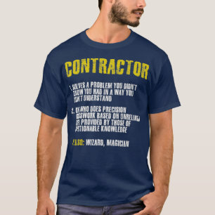 T-shirt Équipe de construction drôle Entrepreneur cadeau p