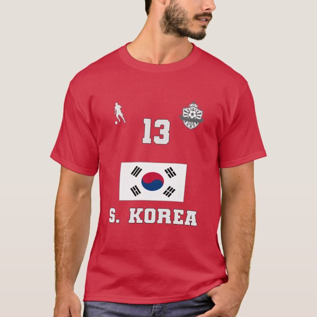 T-shirt Équipe de Corée du Sud de football (Devant)