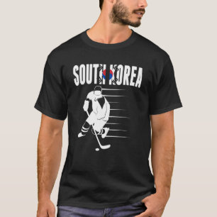 T-shirt Équipe de Corée du Sud de hockey sur glace
