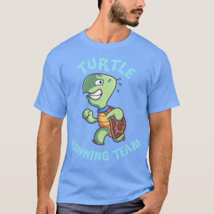 T-shirt Équipe de Coureur de tortues Courir Marathons Spor