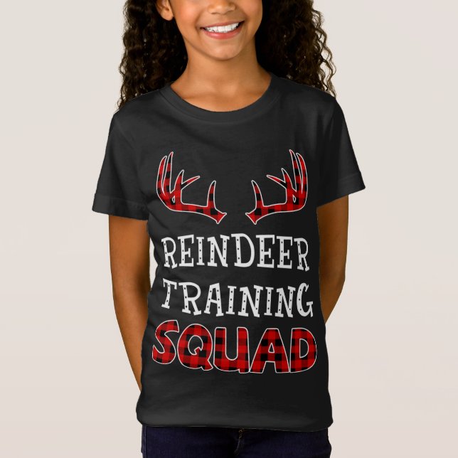 T-Shirt Équipe de coureurs de Noël Équipe d'entraînement d (Devant)