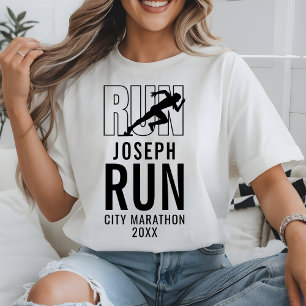 T-shirt Équipe de course de l'équipe de soutien de maratho