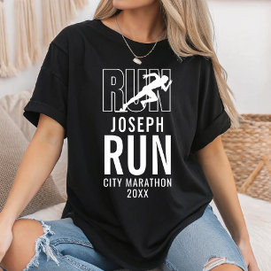 T-shirt Équipe de course de l'équipier de soutien de marat