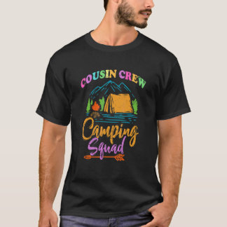 T-shirt Équipe de cousins camping Famille de vacances camp