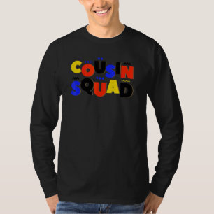 T-shirt Équipe de cousins, famille appariée, groupe d'adul