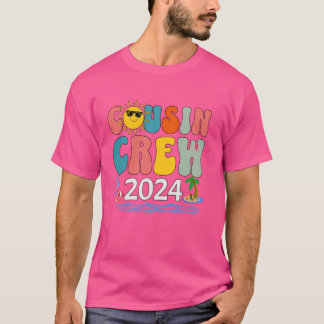 T-shirt Équipe de couture 2024 Summer Vacation Beach Famil