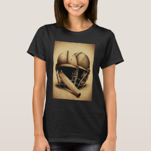 T-shirt Équipe De Cricket Capitaine Chauve-Chauve-Chauve-C
