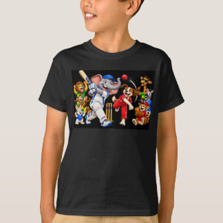 T-shirt équipe de cricket d'animaux drôles - éléphant en b