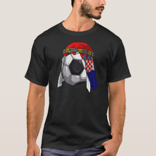 T-shirt Équipe de Croatie de football 2022 Arab Keffiyeh C