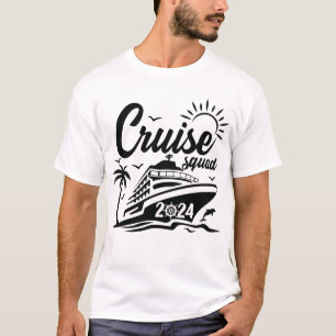 T-shirt Équipe de croisière 2024 - Correspondance de voyag