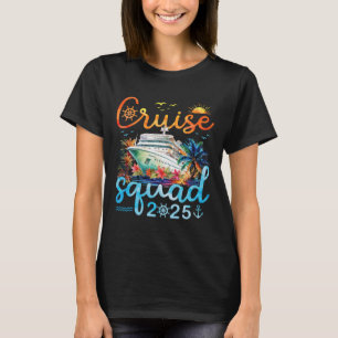 T-shirt Équipe de croisière 2025 Groupe de voyage vacances