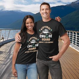 T-shirt Équipe de croisière d'anniversaire