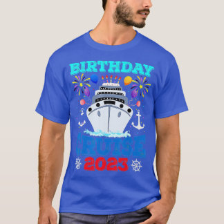 T-shirt Équipe de croisière d'anniversaire Équipe de crois