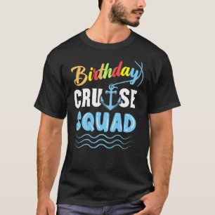 T-shirt Équipe de croisière d'anniversaire Fans de croisiè