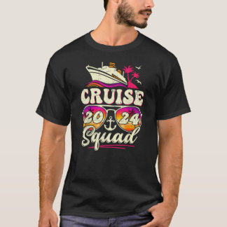 T-shirt Équipe de croisière Famille de jumelage de vacance