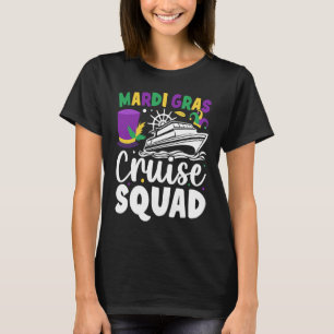 T-shirt Équipe de croisière Mardi Gras célébrations défilé