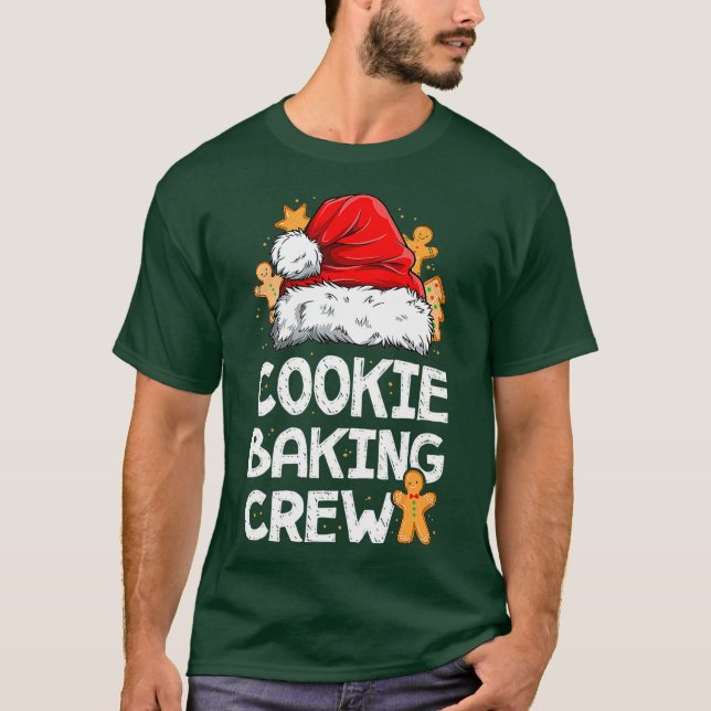 T-shirt Équipe de cuisine de Noël Père Noël Family Team (Devant)