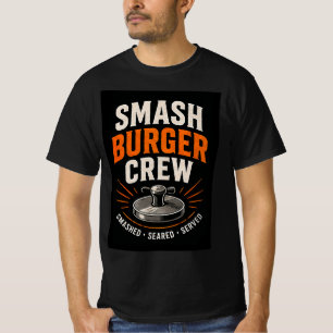 T-shirt 🍔 Équipe de cuisine du Smash Burger Crew Restaura