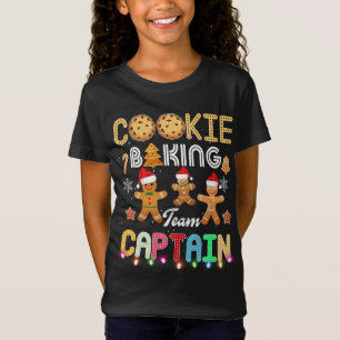T-Shirt Équipe de cuisson de biscuits Capitaine boulangeri