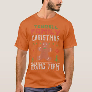 T-shirt Équipe de cuisson de Noël de la famille Terrell Co