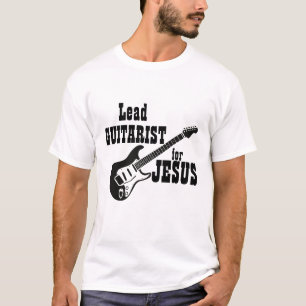 T-shirt Équipe de culte Chemise Guitare chef pour Jésus