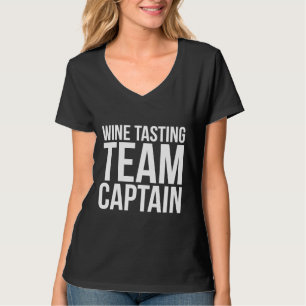 T-shirt Équipe De Dégustation De Vins Capitaine Vin Sarcas