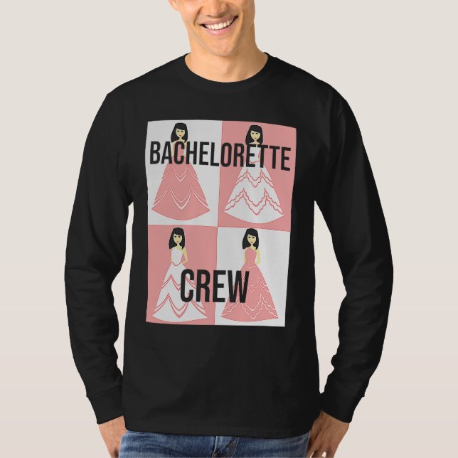 T-shirt Équipe de demoiselle d'honneur soirée de bachelore (Devant)