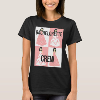T-shirt Équipe de demoiselle d'honneur soirée de bachelore