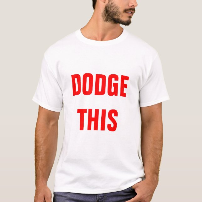 T-shirt Équipe de Dodgeball de ganses (Devant)