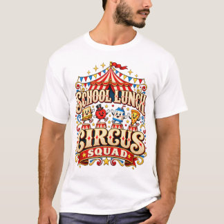 T-shirt Équipe de drôles de cantine scolaire Personnel de