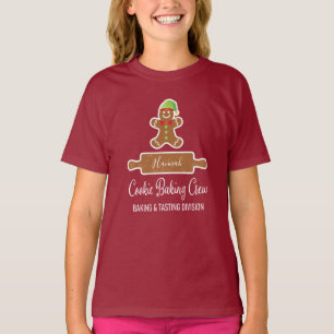 T-shirt Équipe de fabrication de biscuits homme en pain d'