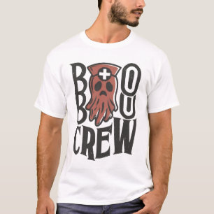 T-shirt Équipe de fantômes d'Halloween infirmière fantôme
