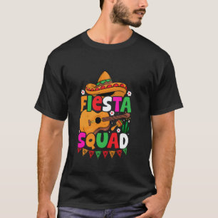 T-shirt Équipe de fête Chapeau guitare Maracas Fête
