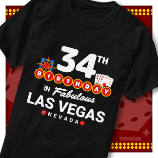 T-shirt Équipe de fête d'anniversaire des 34 ans, Panneau