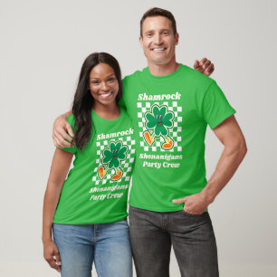 T-shirt Équipe de fête Shamrock Shenanigans