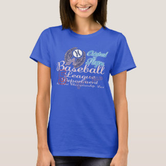 T-shirt Équipe de filles de baseball du joueur d'origine