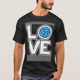 T-shirt Équipe de filles joueuses de volley-ball graphique