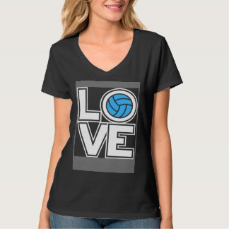 T-shirt Équipe de filles joueuses de volley-ball graphique