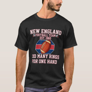 T-shirt Équipe de football de la Nouvelle-Angleterre Est. 