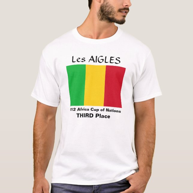 T-shirt Équipe de football de ressortissant du Mali (Devant)