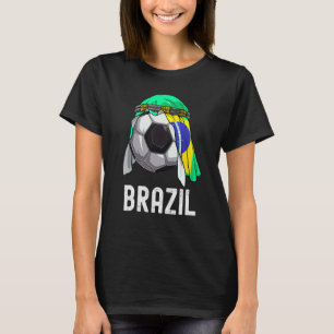 T-shirt Équipe de football du Brésil 2022 Keffiyeh arabe F