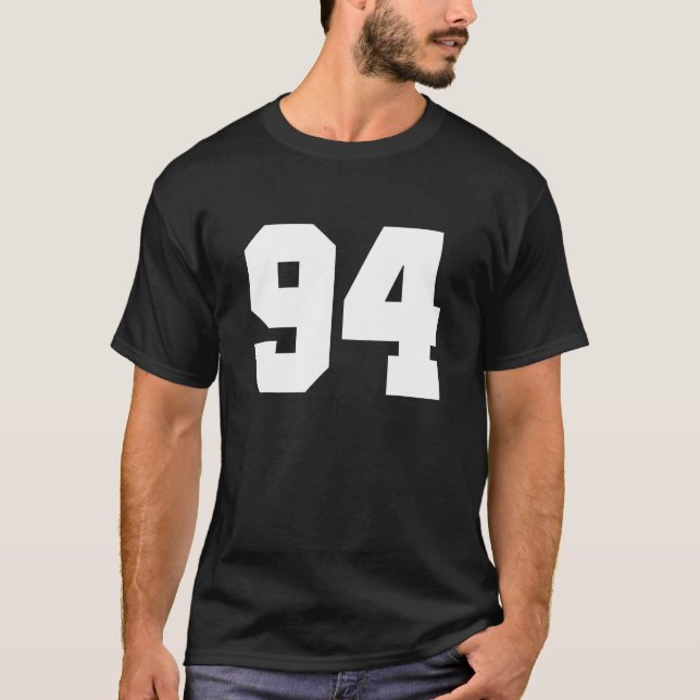T-shirt Équipe de football numéro 94 Équipe de rugby améri (Devant)