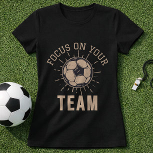 T-shirt Équipe de football : Priorité à votre équipe