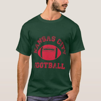 T-shirt Équipe de football pro en détresse de Kansas City 